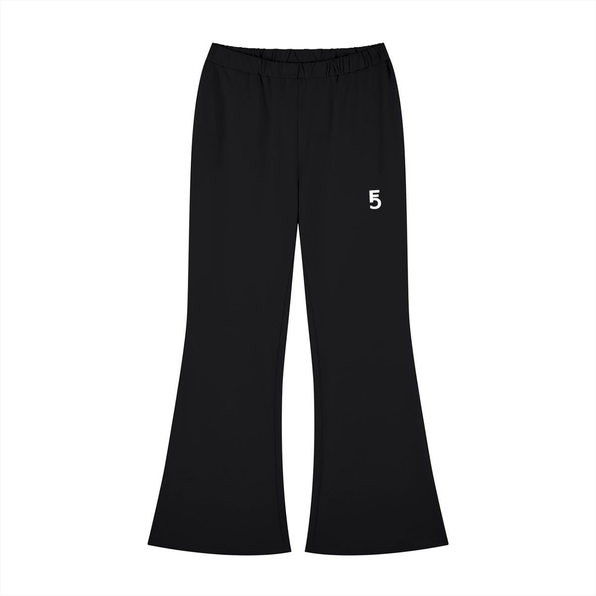 Slim-Fit Flared Sweatpants | White Logo