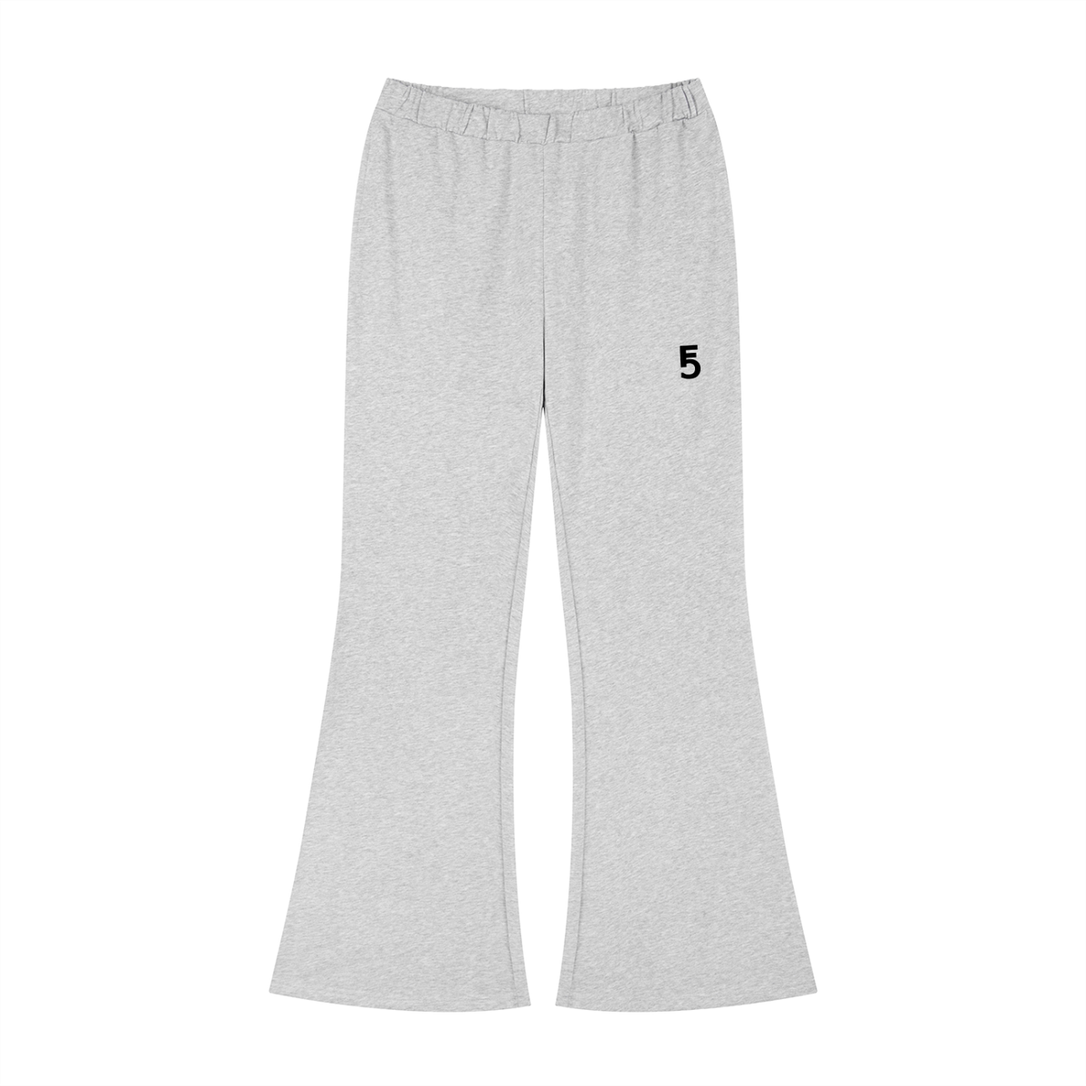 Slim-Fit Flared Sweatpants | Black Logo