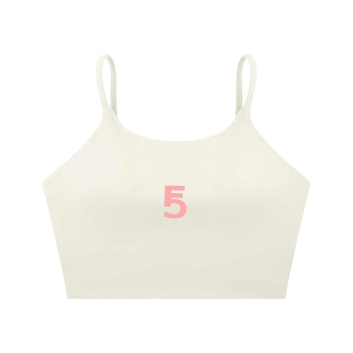 Spaghetti Strap Yoga Sports Bra Icon | Pink Logo