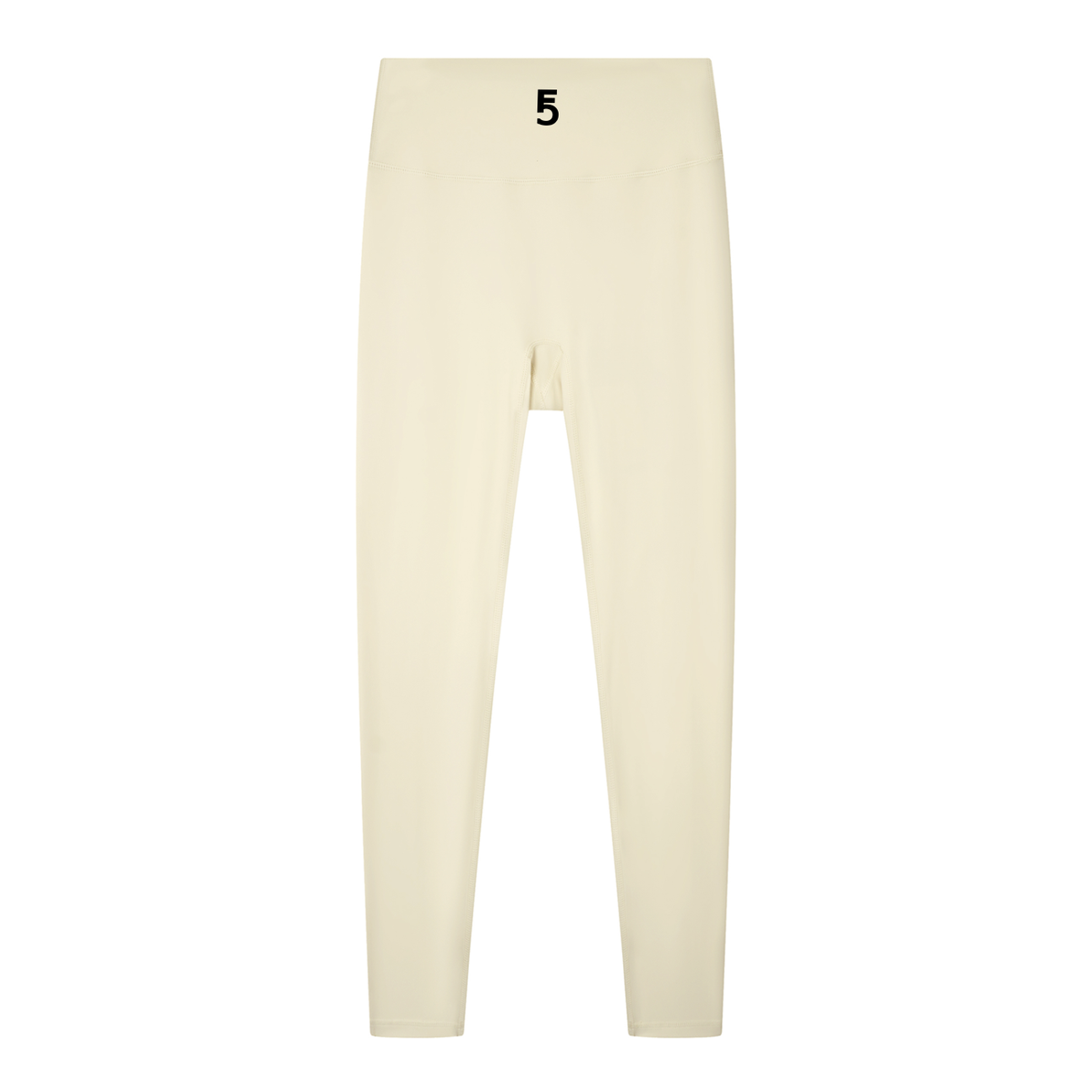 Solid High Rise Leggings | Black Logo