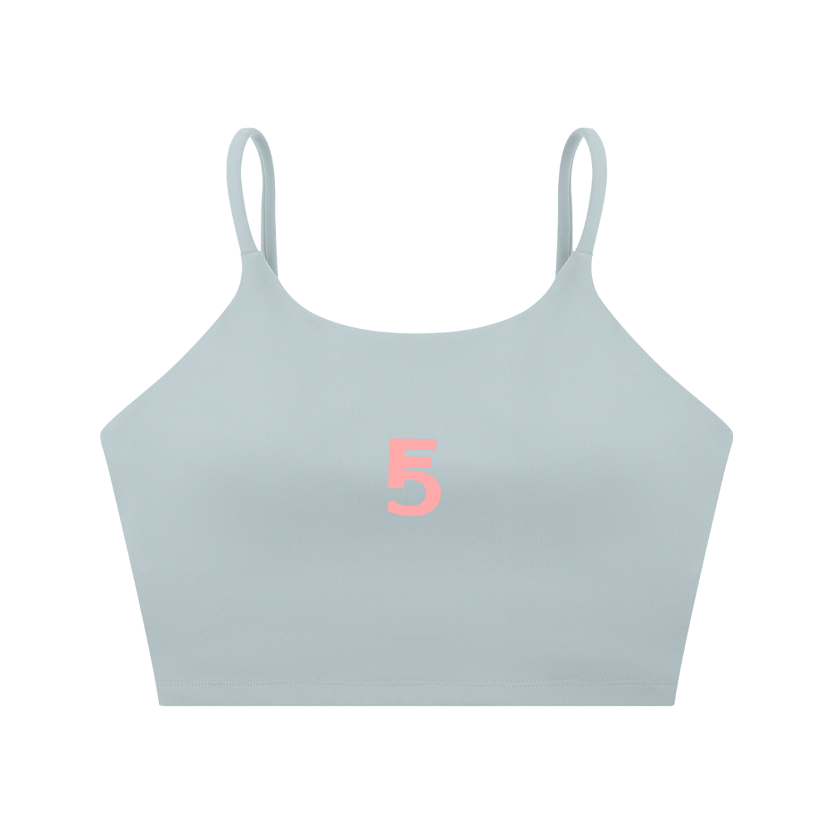 Spaghetti Strap Yoga Sports Bra Icon | Pink Logo