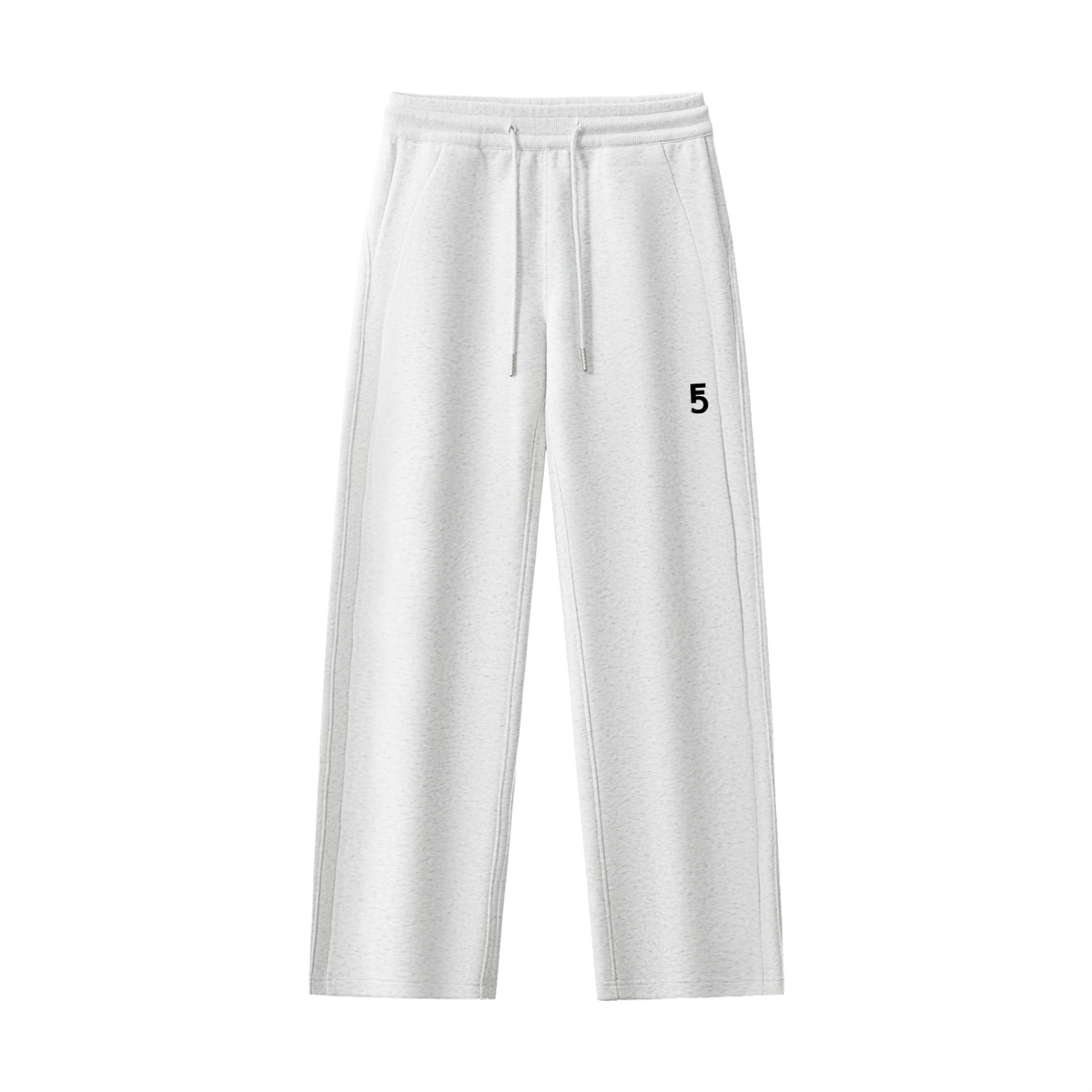 Drawstring Straight-Leg Sweatpants Icon | Black Logo