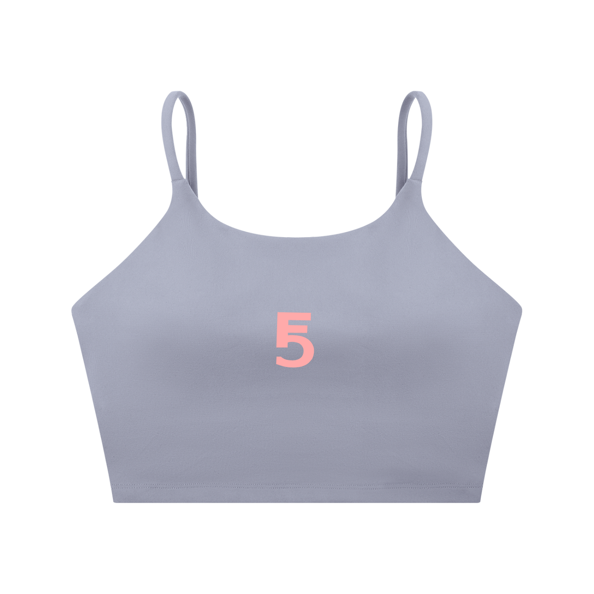 Spaghetti Strap Yoga Sports Bra Icon | Pink Logo