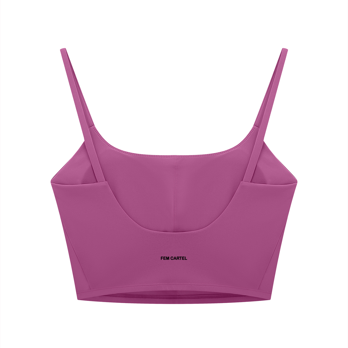 Solid Color Sports Bra Icon | Black Logo