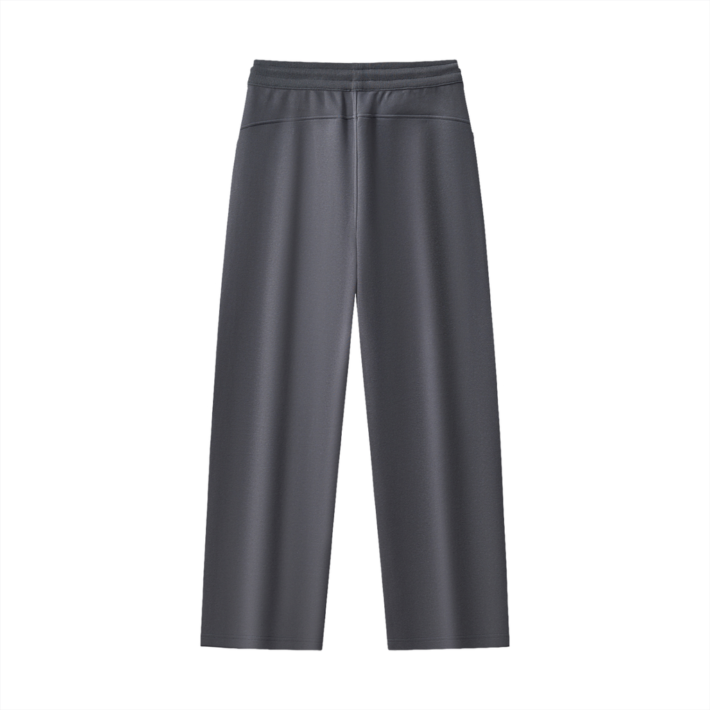 Drawstring Straight-Leg Sweatpants Icon | White Logo