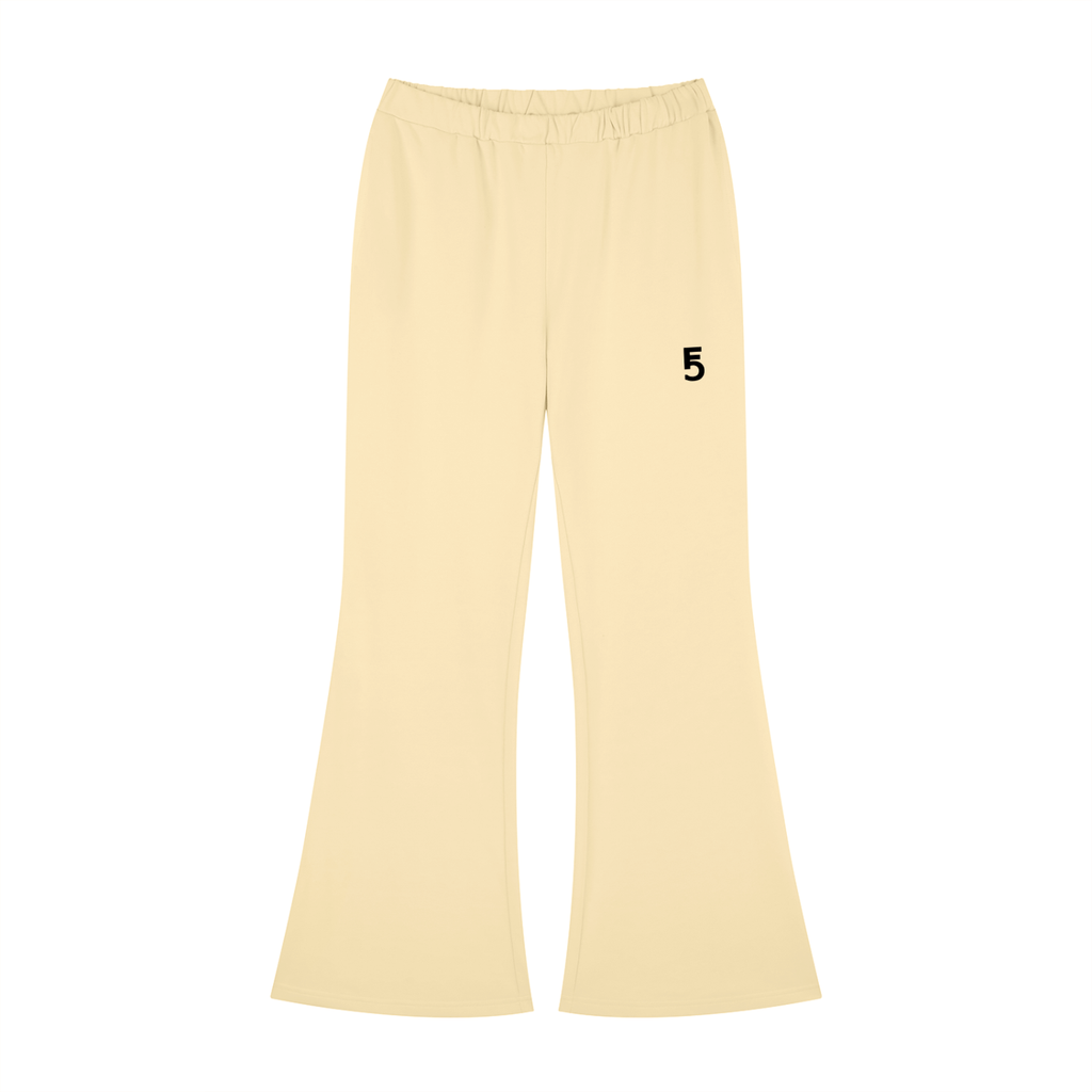 Slim-Fit Flared Sweatpants | Black Logo