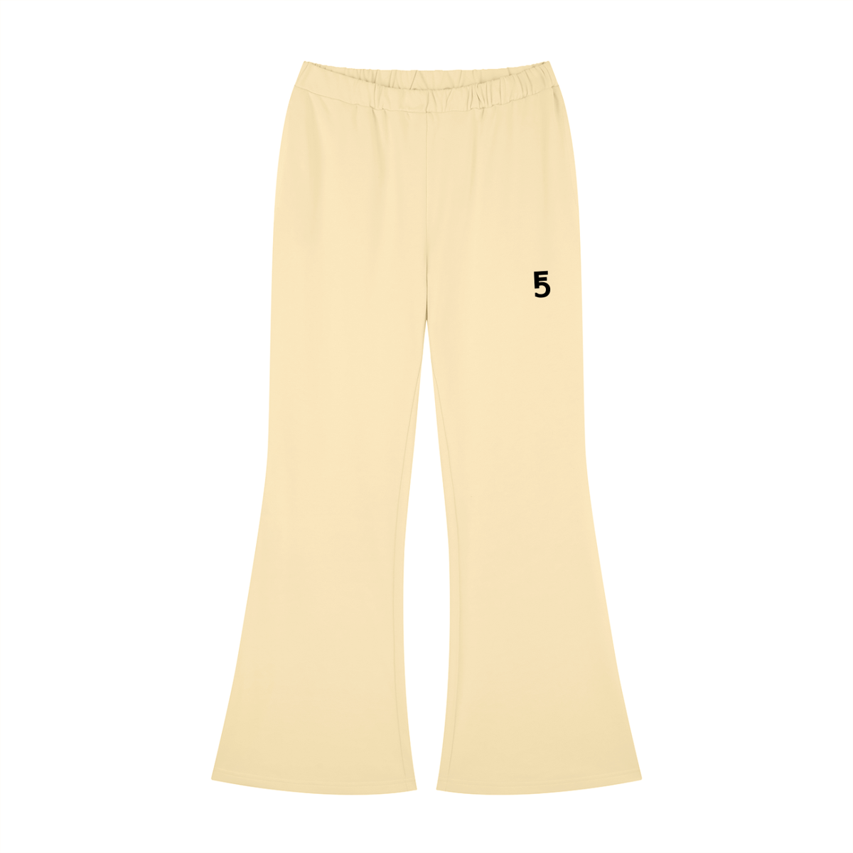 Slim-Fit Flared Sweatpants | Black Logo