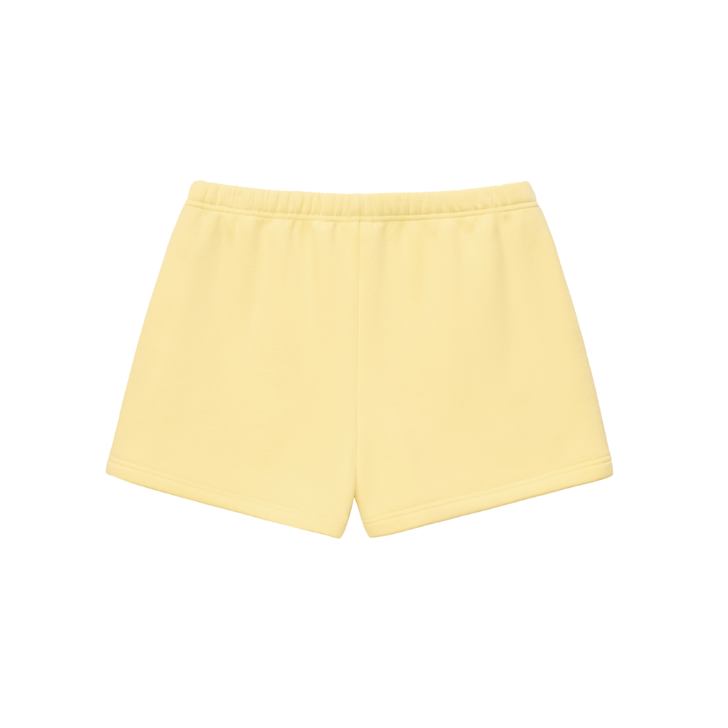 Fleece Drawstring Sweatshorts | White Logo