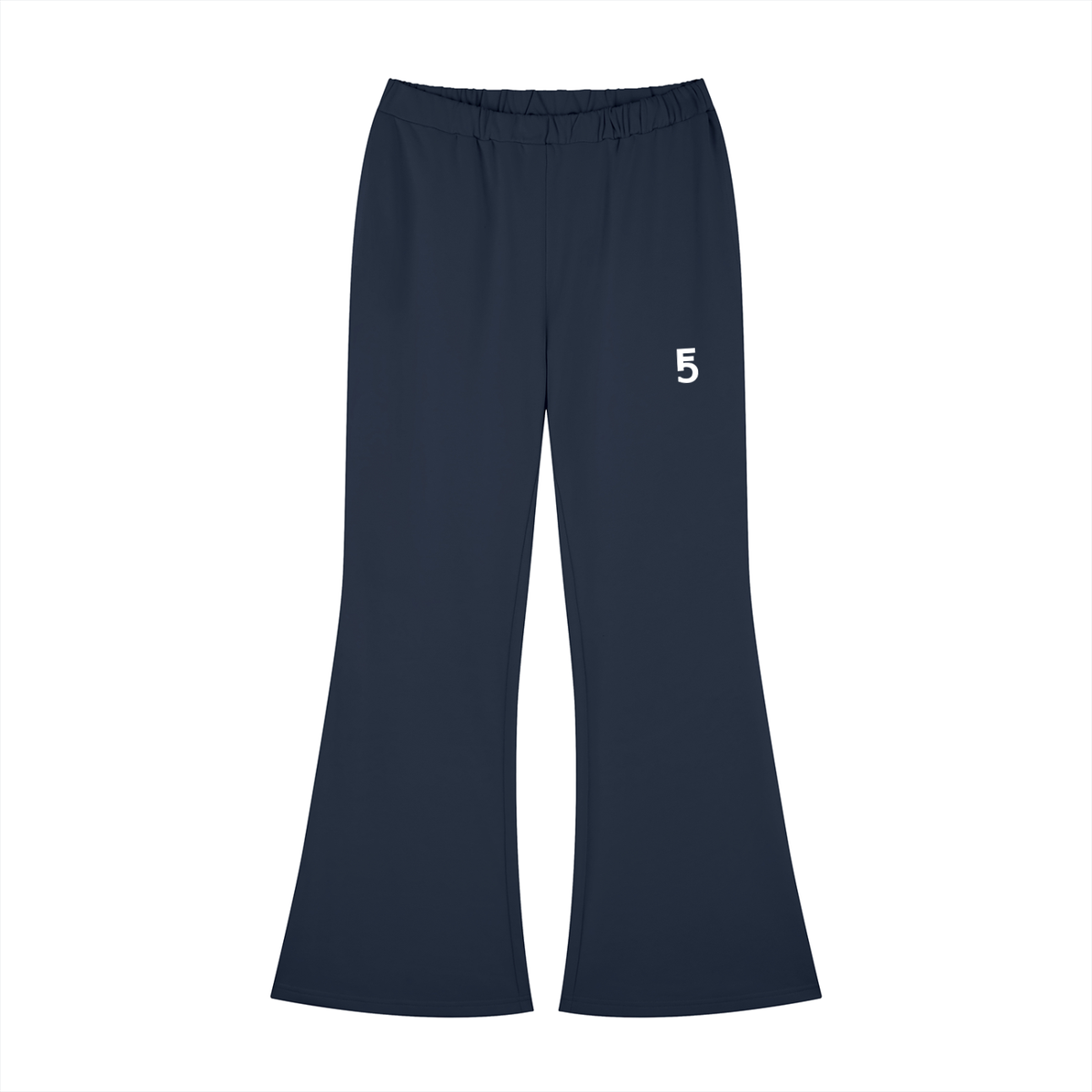 Slim-Fit Flared Sweatpants | White Logo