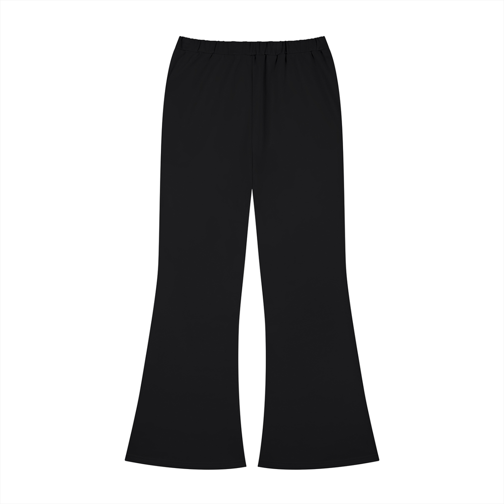 Slim-Fit Flared Sweatpants | White Logo