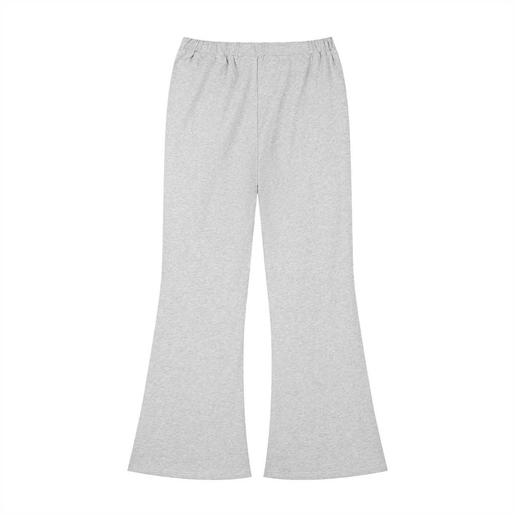 Slim-Fit Flared Sweatpants | Black Logo