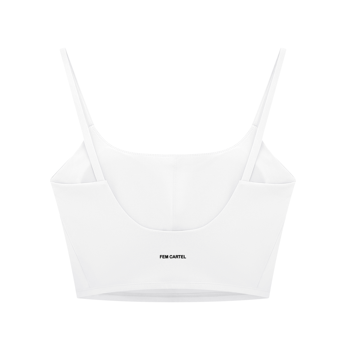 Solid Color Sports Bra Icon | Black Logo