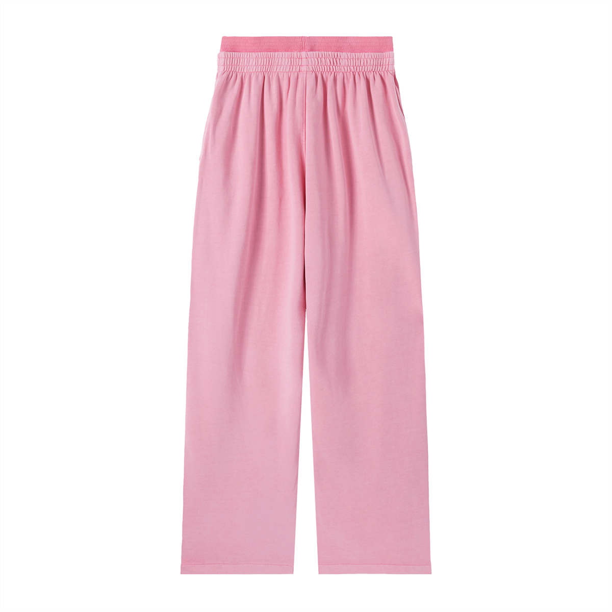 Vintage Washed Waist Pants | White Logo