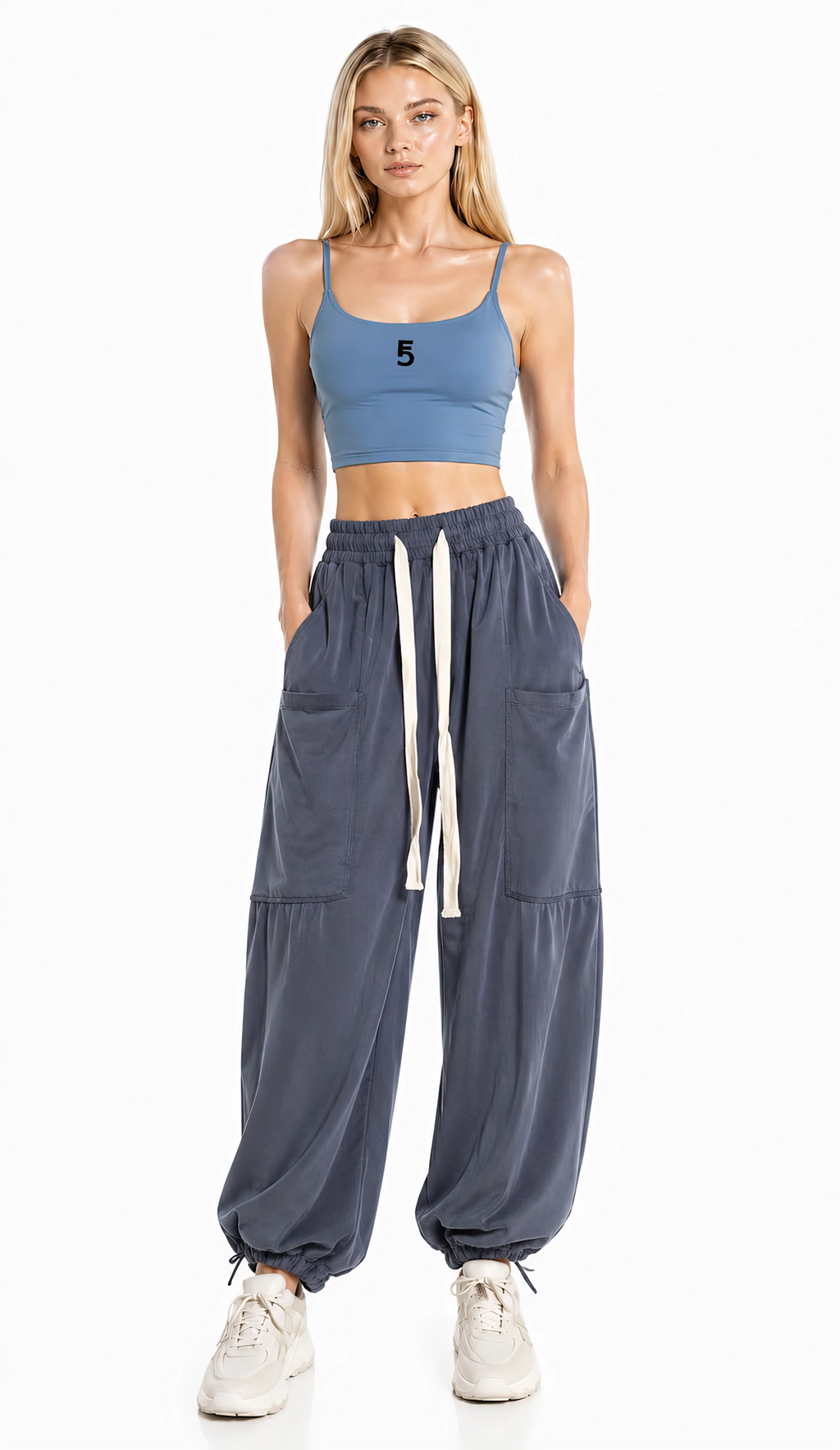 Solid Color Sports Bra Icon | Black Logo