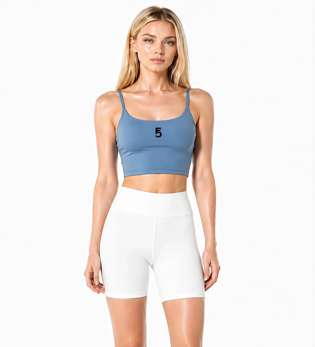 Solid Color Sports Bra Icon | Black Logo