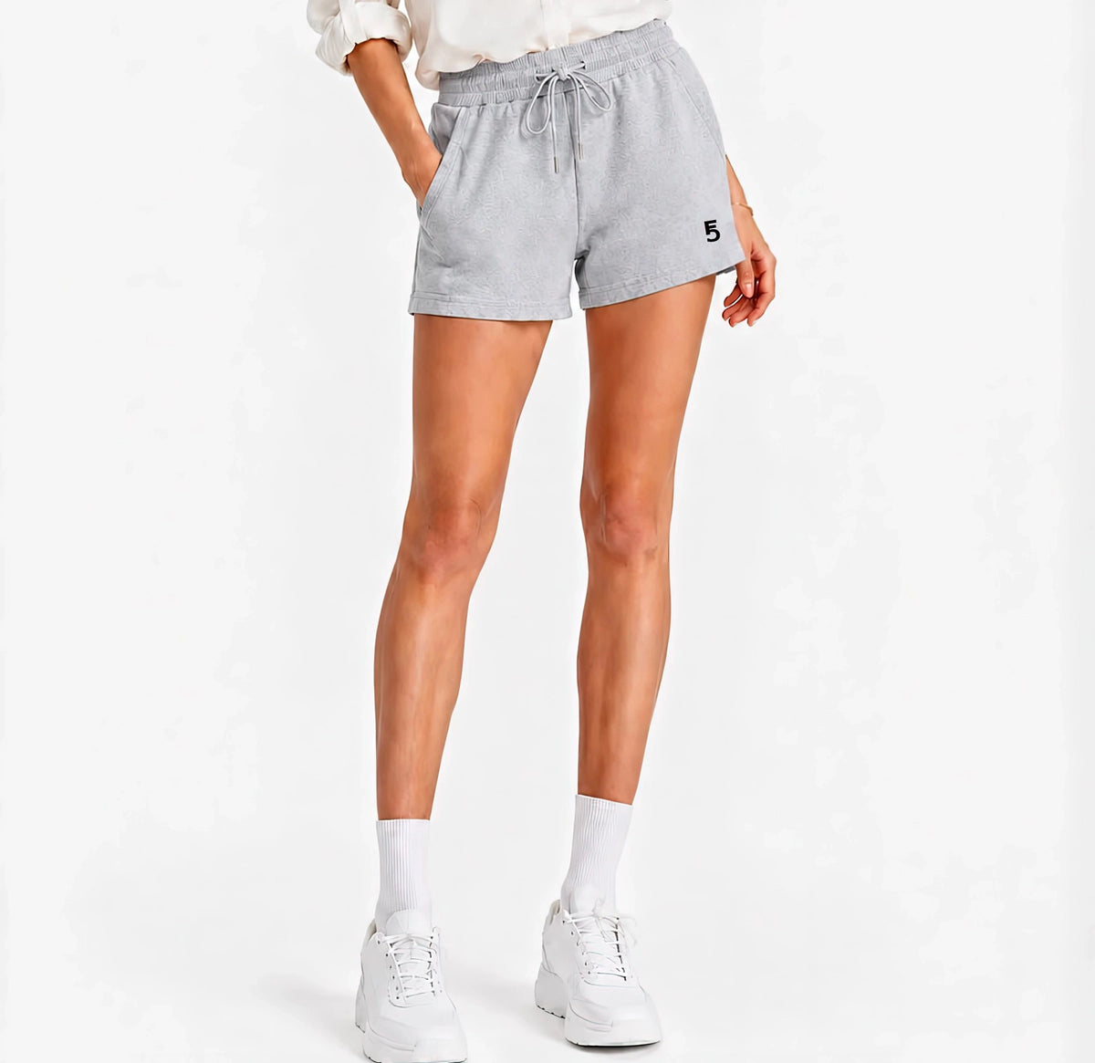 Drawstring Shorts | Black Logo