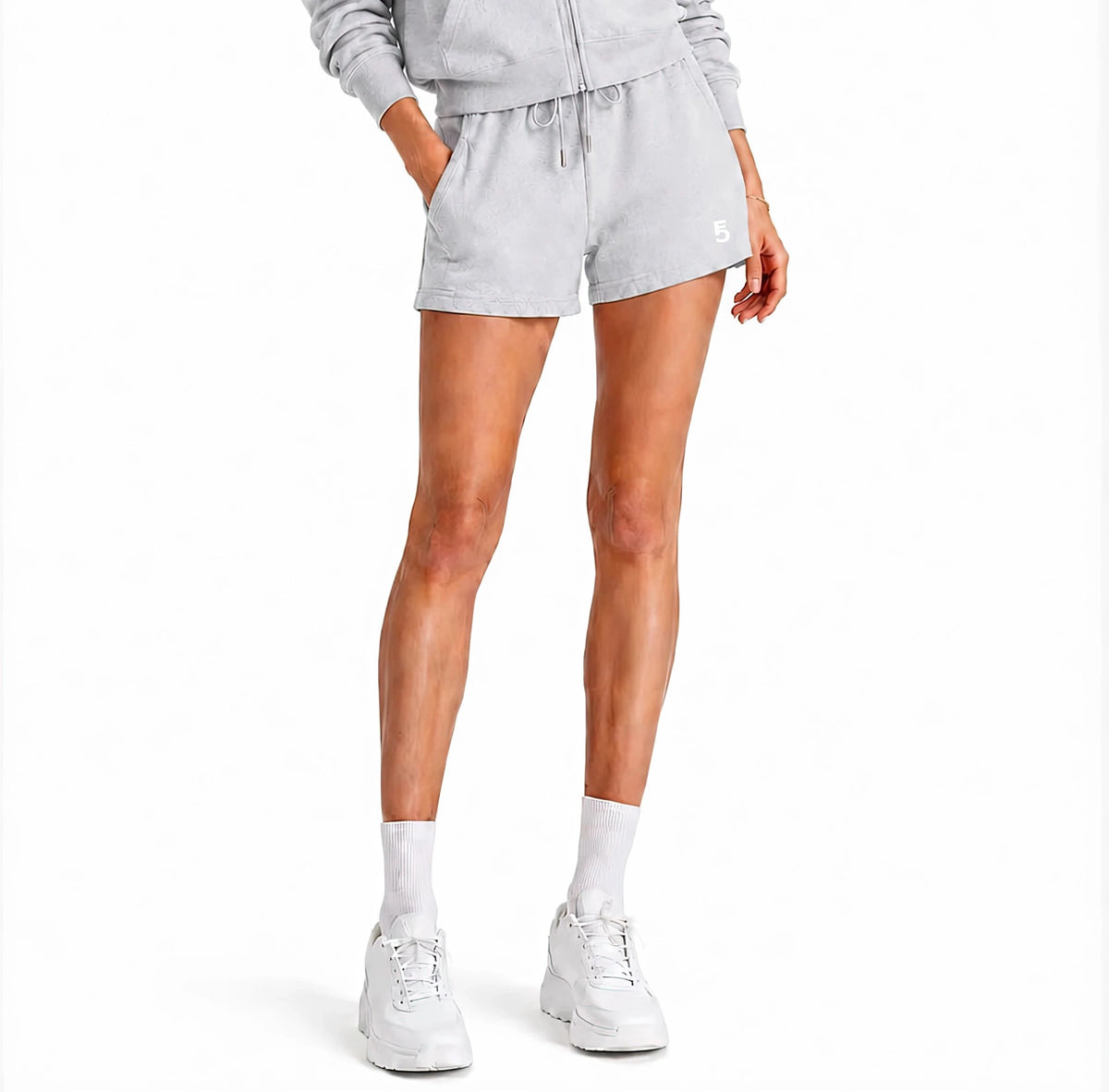 Drawstring Shorts | White Logo