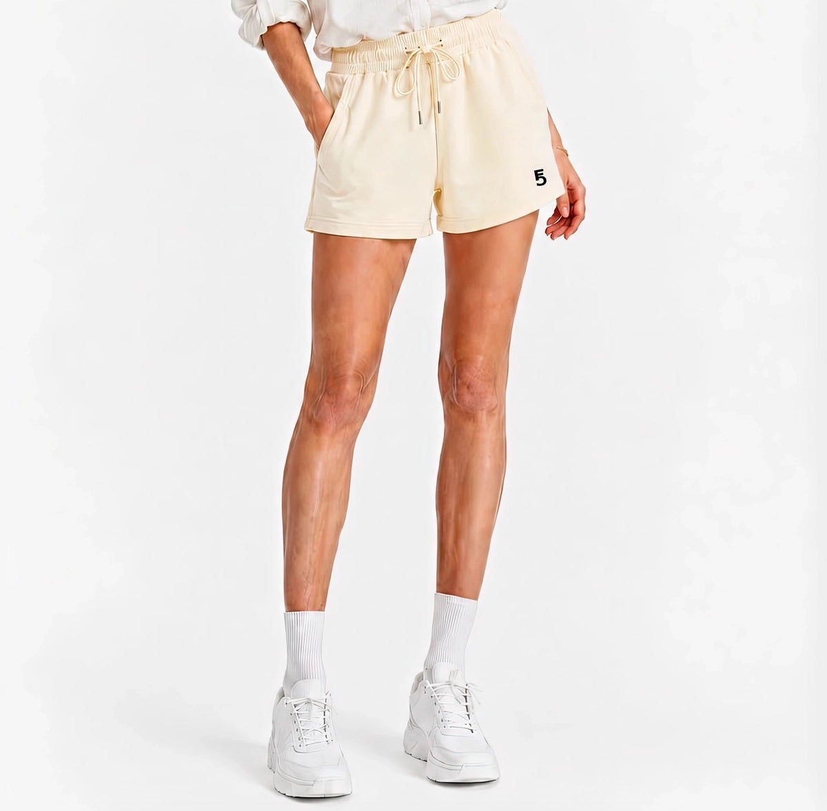 Drawstring Shorts | Black Logo