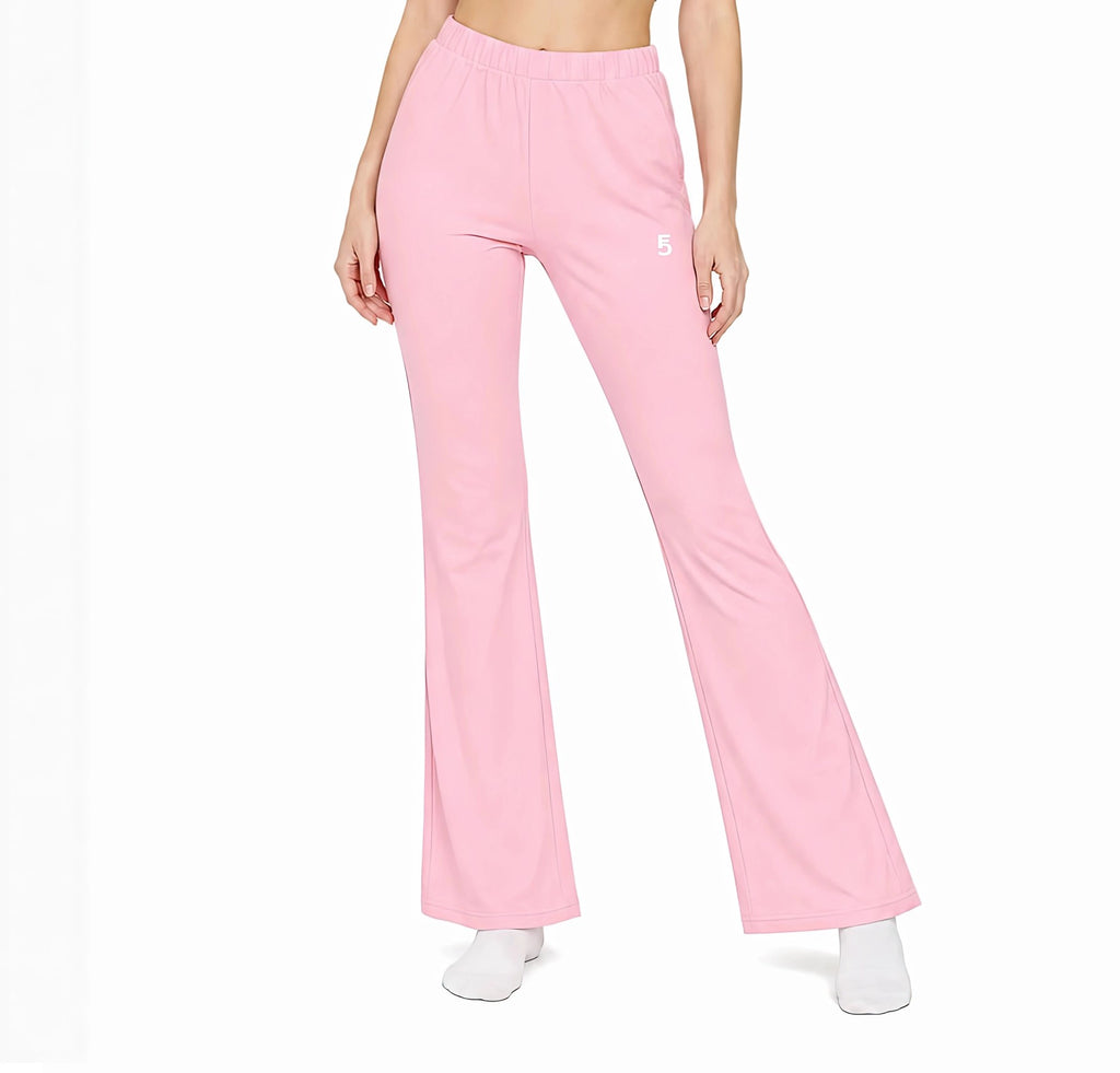 Slim-Fit Flared Sweatpants | White Logo