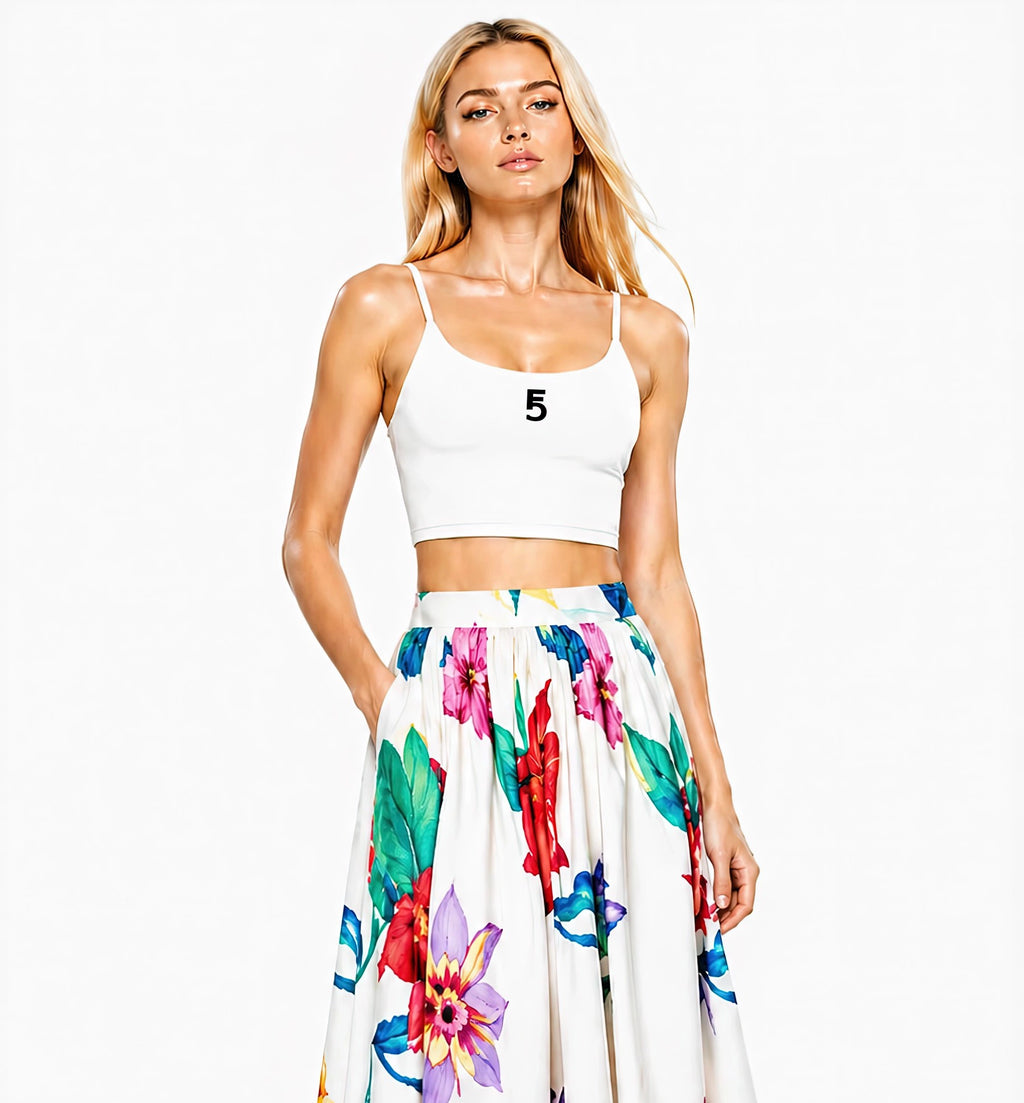 Solid Color Sports Bra Icon | Black Logo