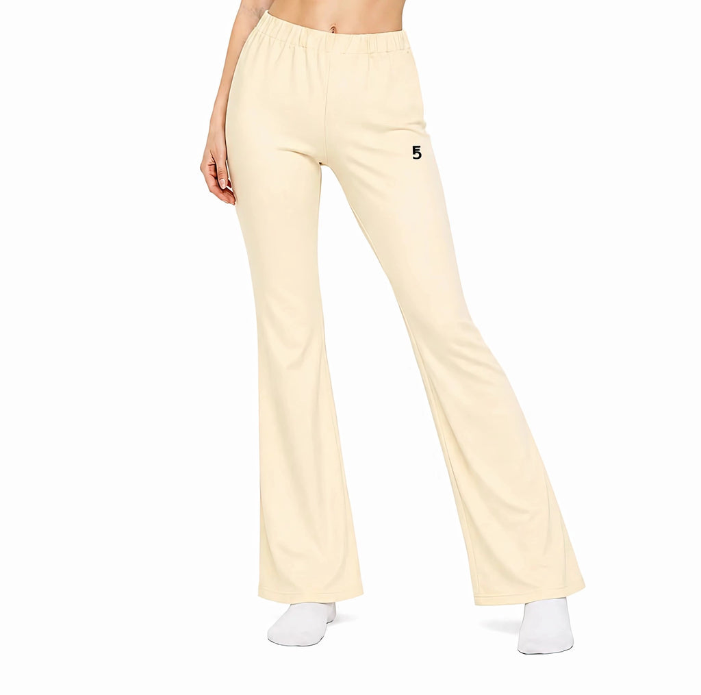 Slim-Fit Flared Sweatpants | Black Logo