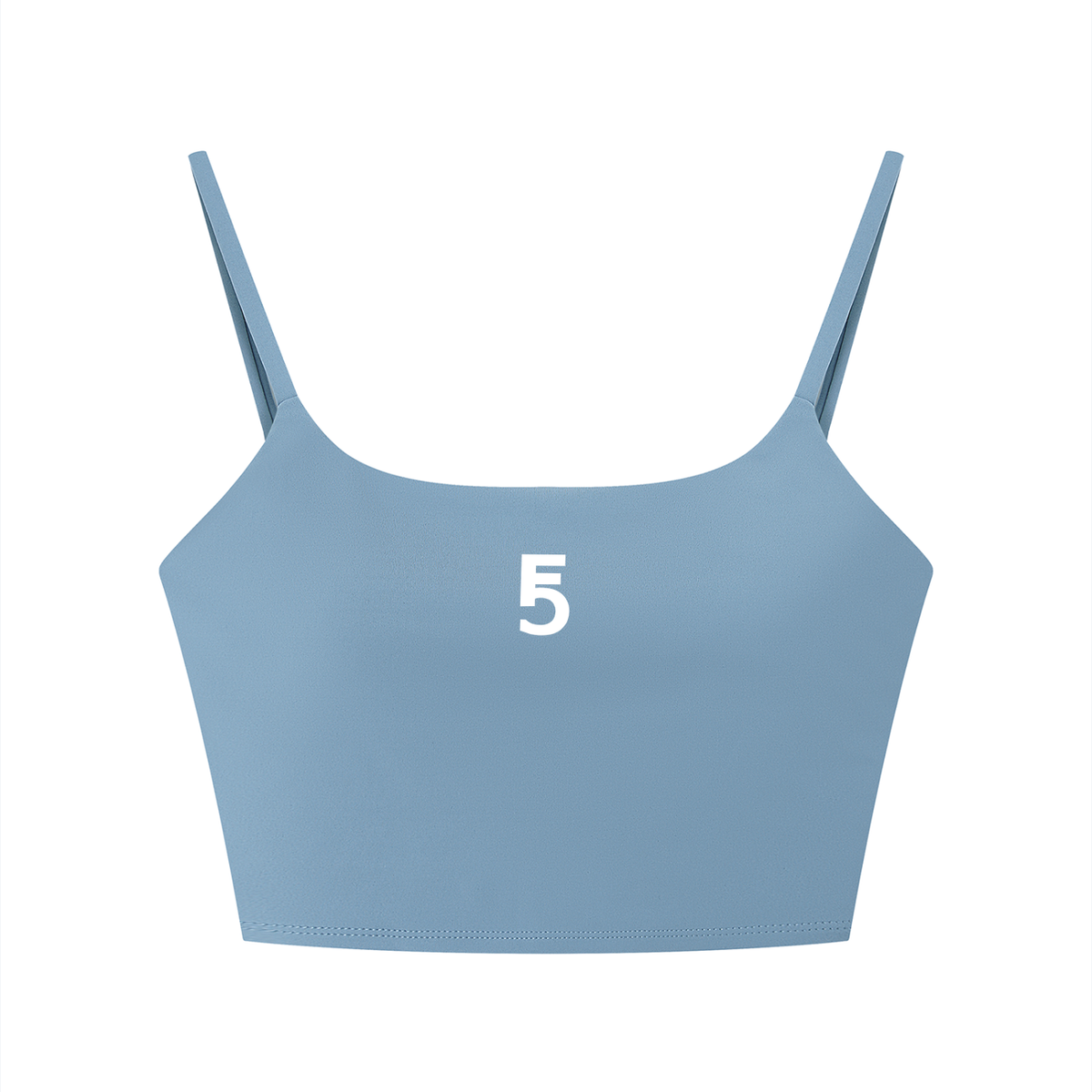Solid Color Sports Bra Icon | White Logo