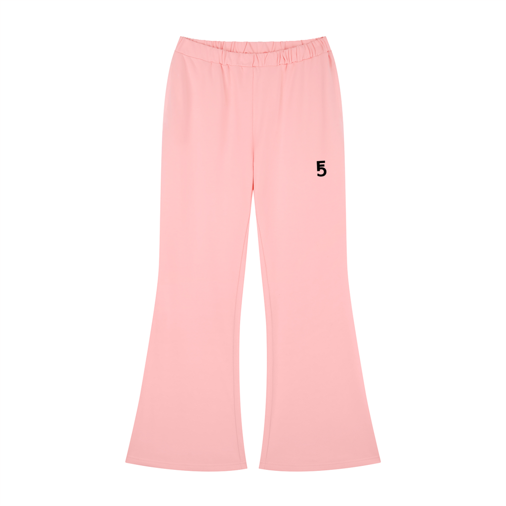 Slim-Fit Flared Sweatpants | Black Logo