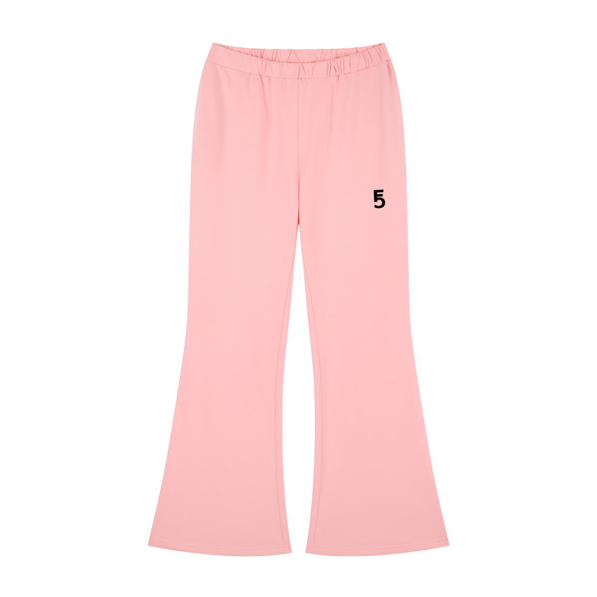 Slim-Fit Flared Sweatpants | Black Logo