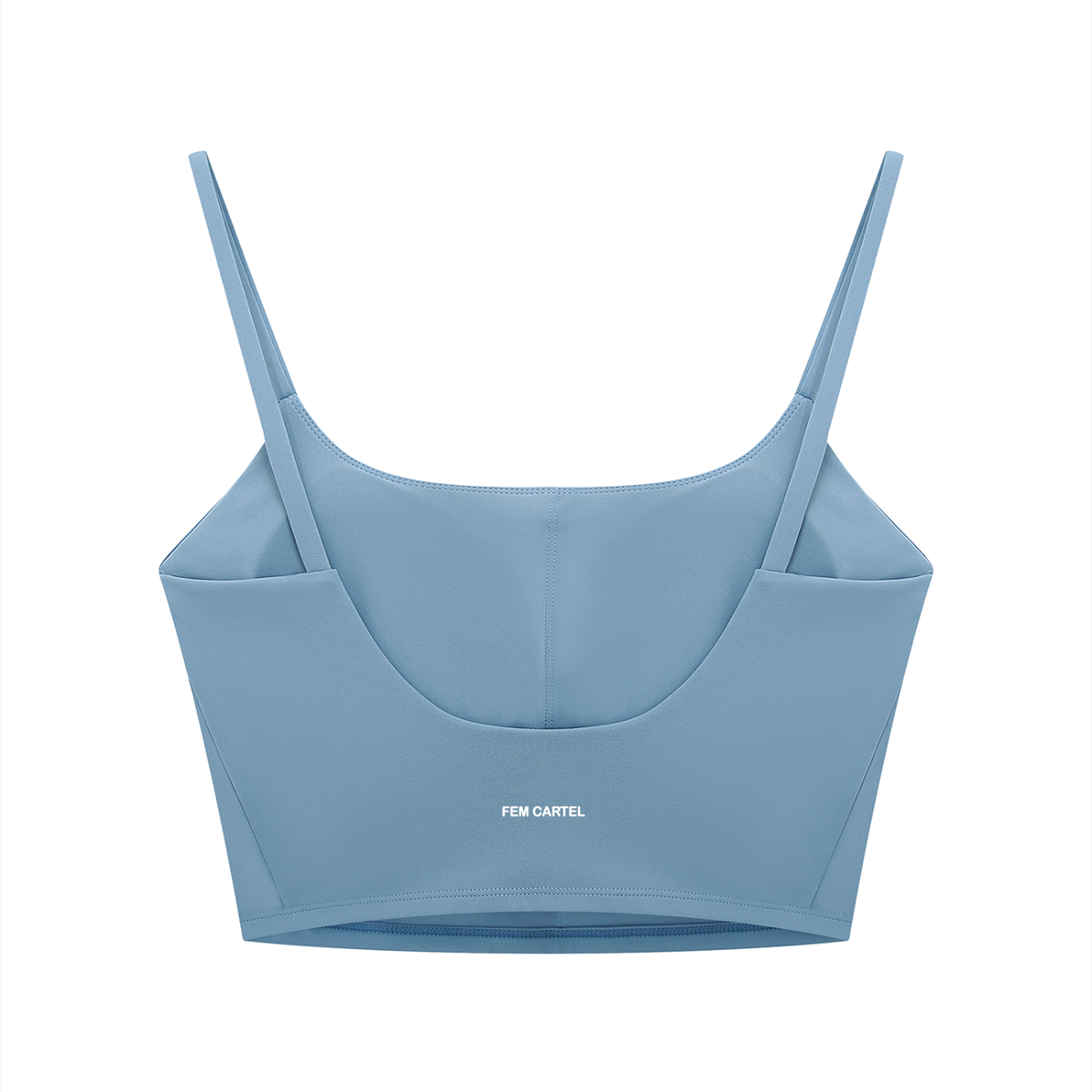 Solid Color Sports Bra Icon | White Logo