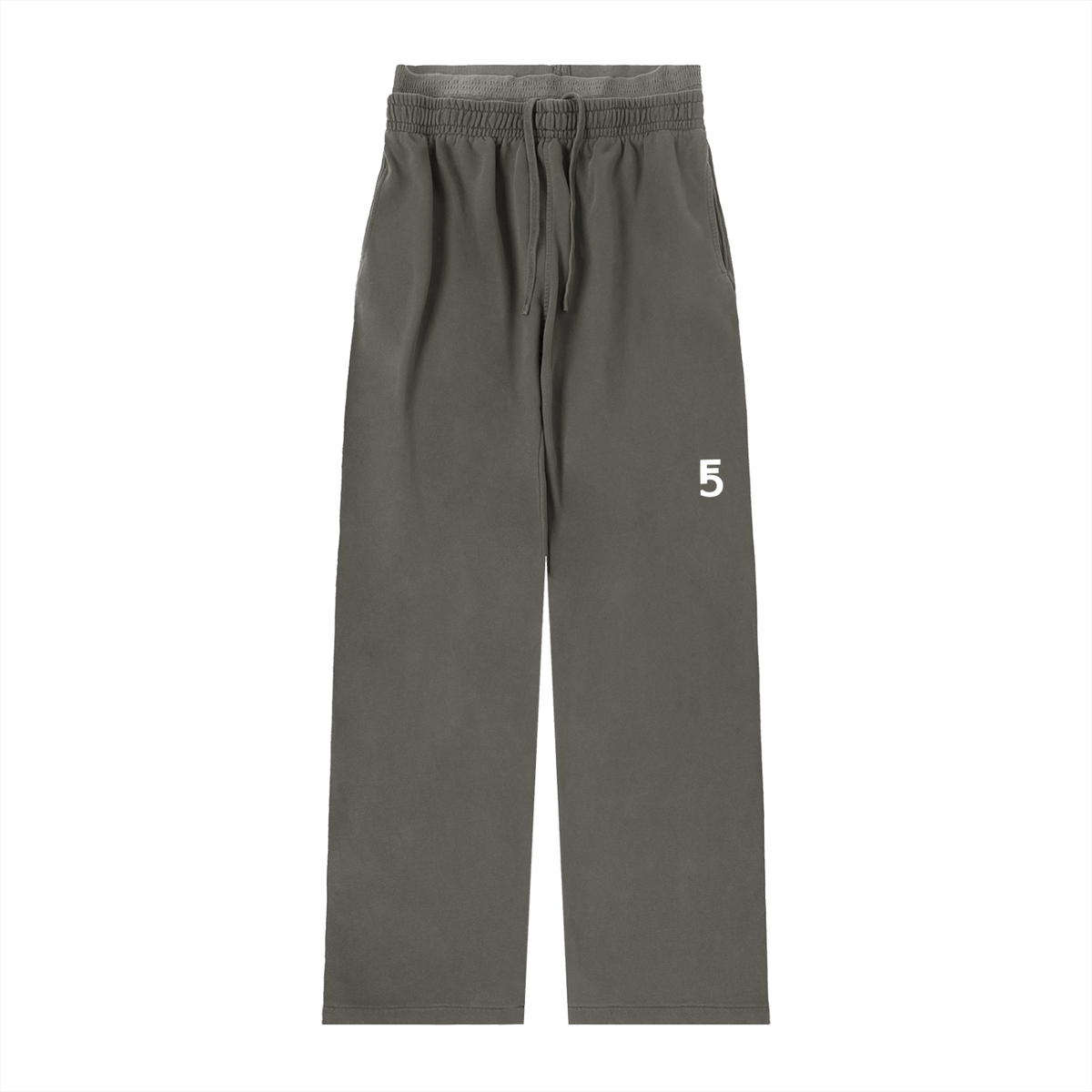Vintage Washed Waist Pants | White Logo