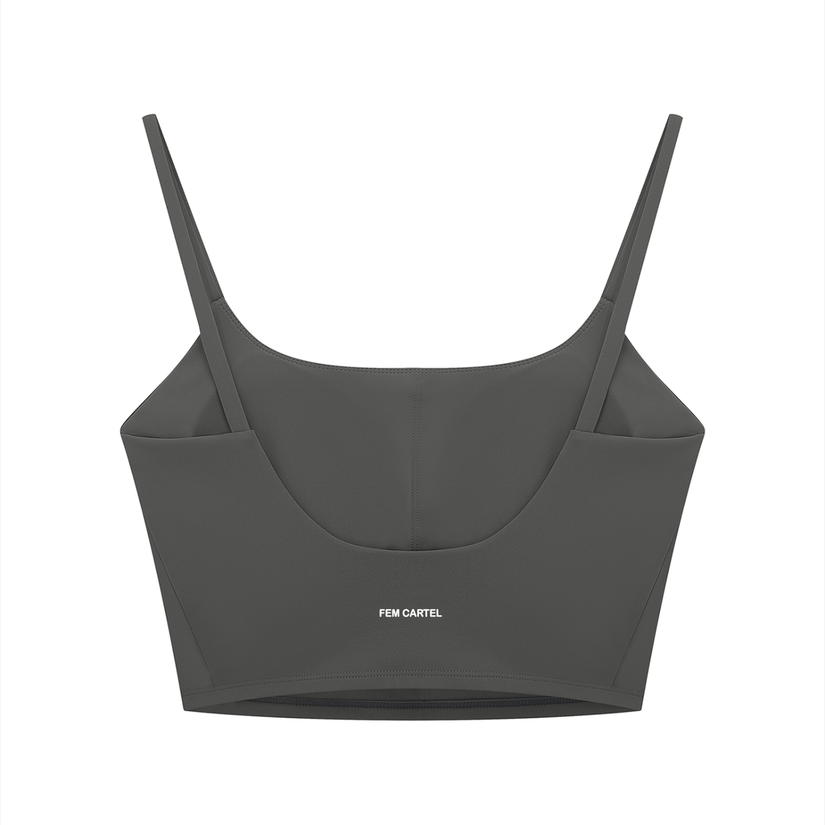 Solid Color Sports Bra Icon | White Logo