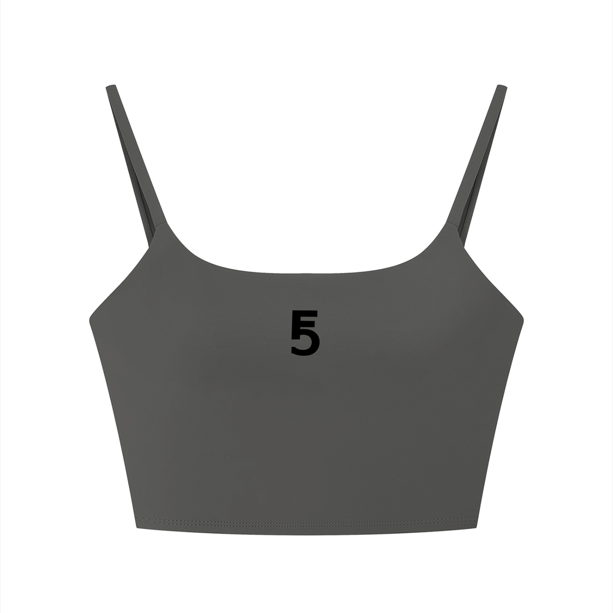 Solid Color Sports Bra Icon | Black Logo