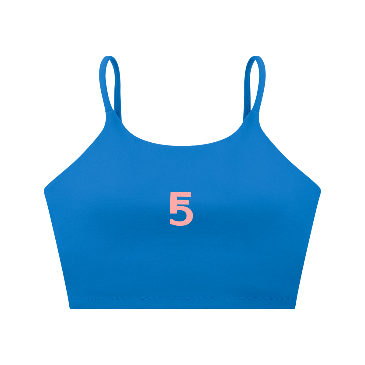 Spaghetti Strap Yoga Sports Bra Icon | Pink Logo