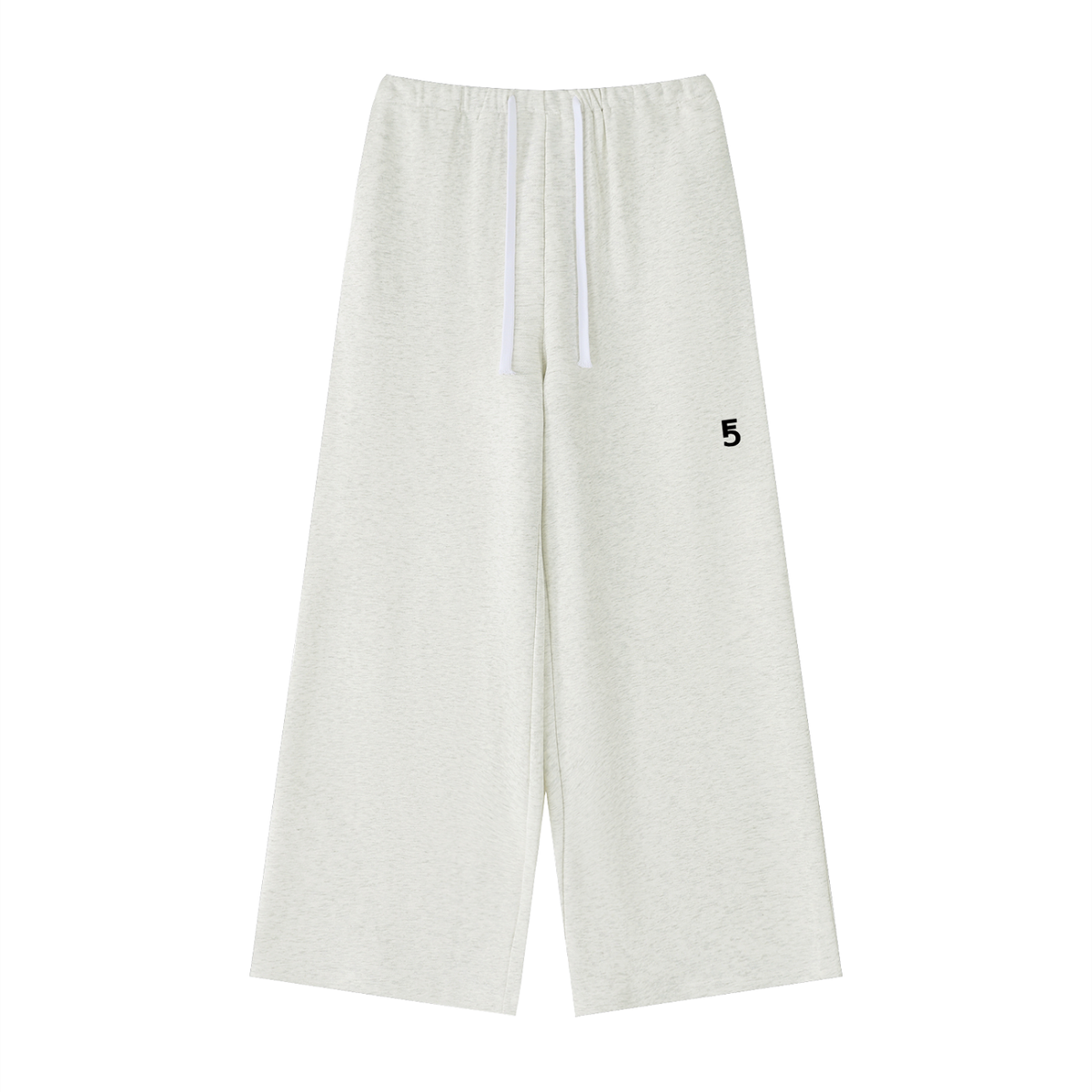 Wide Leg Sweatpants | Black Logo