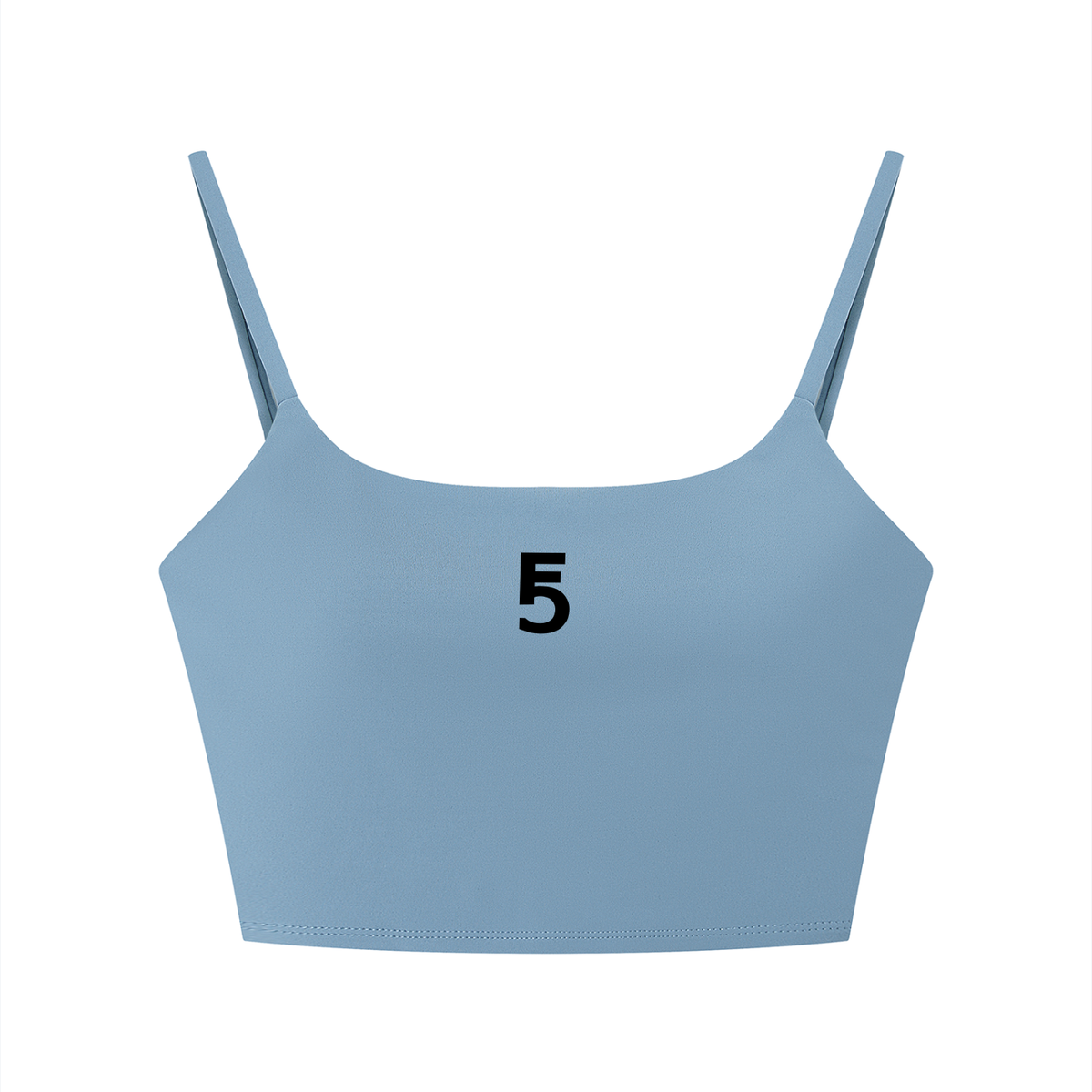 Solid Color Sports Bra Icon | Black Logo