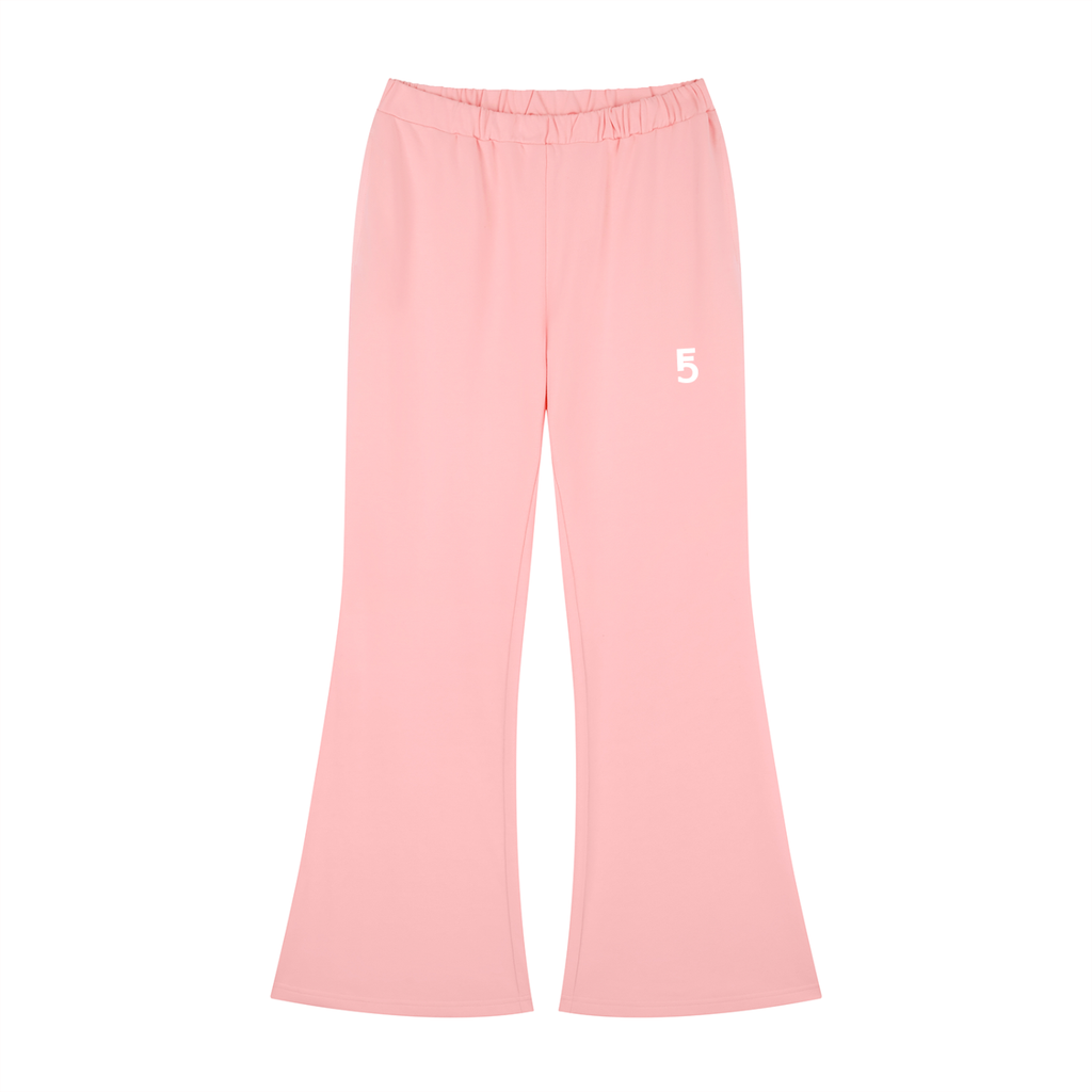 Slim-Fit Flared Sweatpants | White Logo