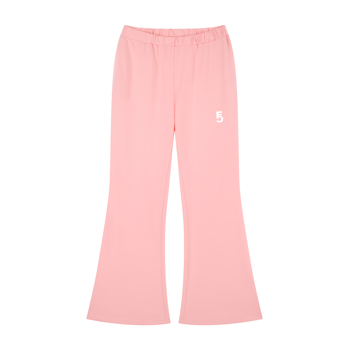 Slim-Fit Flared Sweatpants | White Logo