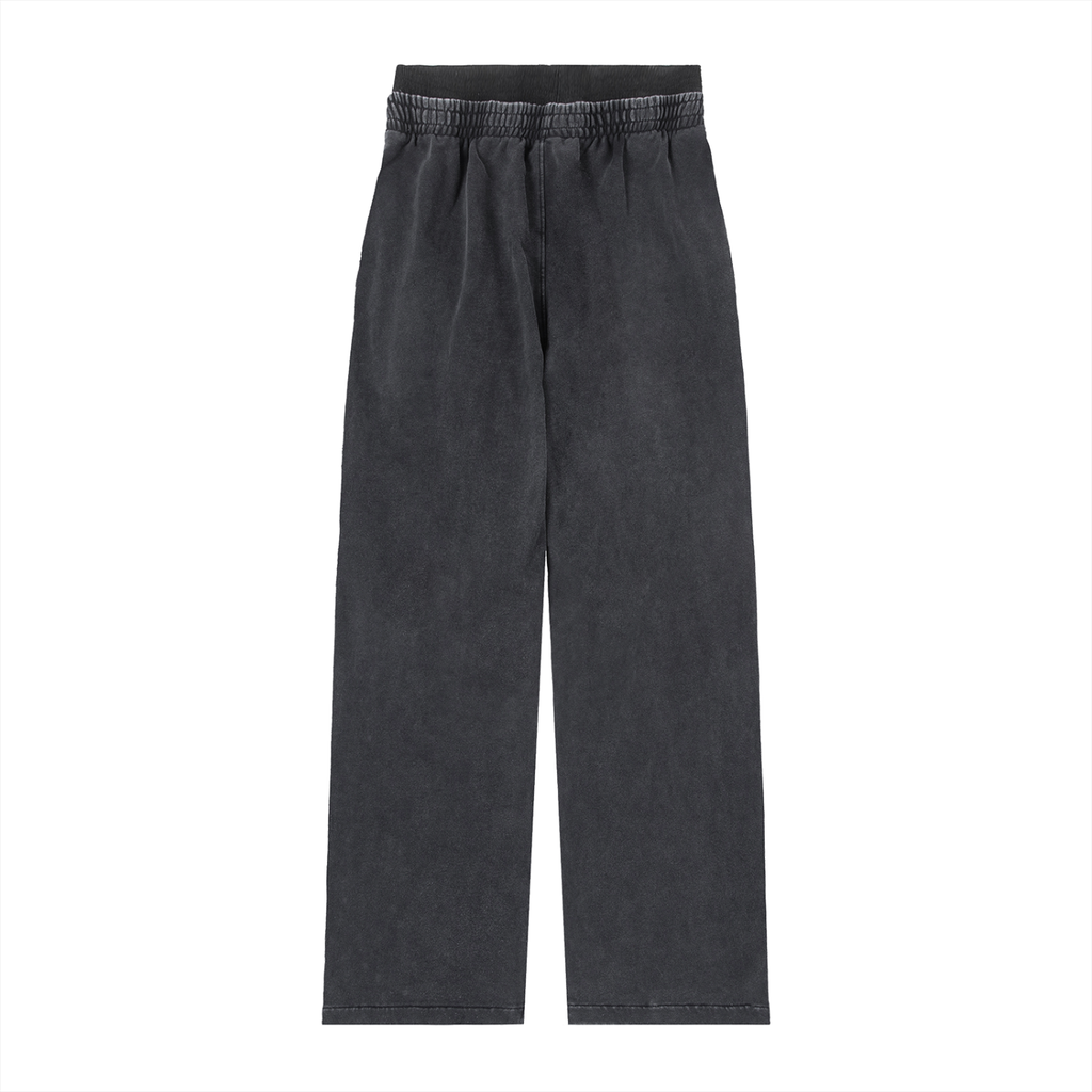 Vintage Washed Waist Pants | White Logo