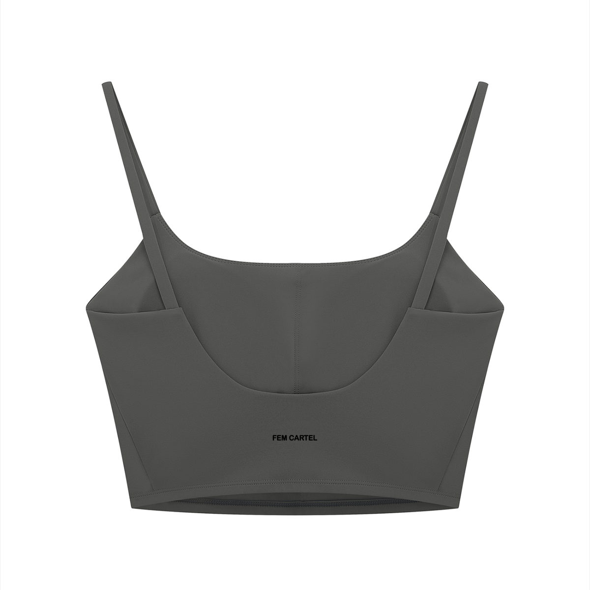 Solid Color Sports Bra Icon | Black Logo