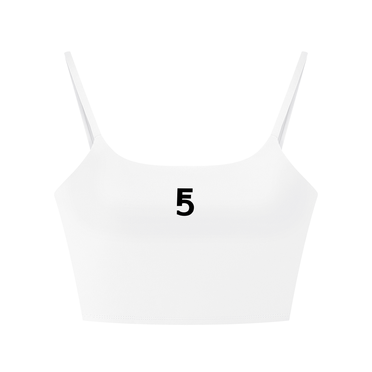Solid Color Sports Bra Icon | Black Logo