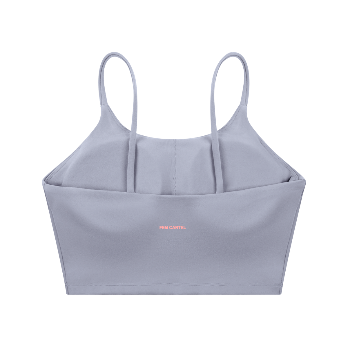 Spaghetti Strap Yoga Sports Bra Icon | Pink Logo