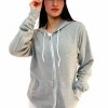 Signature Light Grey Zip Hoodie