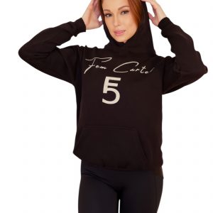 Alternative view of Black Classic Egg Color Lettering Pullover Hoodie