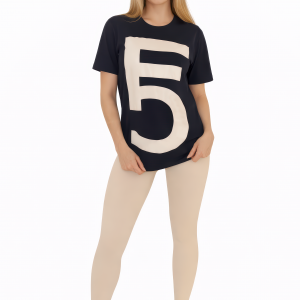 Fem Cartel “The 10 Within” Signature Tee – Navy & Ivory